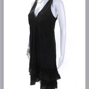 A Common Thread black ruffle dress sz S worn once